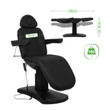 Pat cosmetic electric | Ravia PRO 3 | Fotoliu cosmetic cu reglare electrică | Telecomandă de manuală | 4 motoare electrice