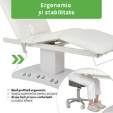 Pat cosmetic electric încălzit | Serenity ERGO 4 | Panou Control  | Telecomandă Manuală | 3 motoare | 3 ani garanție!