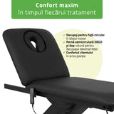 Pat cosmetic electric încălzit pentru masaj și tratamente SPA | 2 motoare | Camilla ERGO 2 | Telecomandă Manuală | 3 ani garanție!