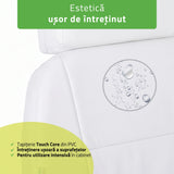 Fotoliu cosmetic electric | Velora PRO 4 | Scaun cosmetic cu reglare electrică | Telecomandă manuală | 4 motoare | 3 ani garanție