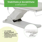 Pat cosmetic electric încălzit pentru masaj și tratamente SPA | 2 motoare | Camilla ERGO 2 | Telecomandă Manuală | 3 ani garanție!