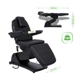 Fotoliu cosmetic electric | Velora PRO 4 | Scaun cosmetic cu reglare electrică | Telecomandă manuală | 4 motoare | 3 ani garanție