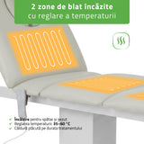 Pat cosmetic electric încălzit | Serenity ERGO 4 | Panou Control  | Telecomandă Manuală | 3 motoare | 3 ani garanție!
