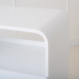 Ucenic salon cosmetică Olia | Habys | cu 2 sertare | Alb