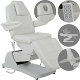 Fotoliu cosmetic electric | Velora PRO 4 | Scaun cosmetic cu reglare electrică | Telecomandă manuală | 4 motoare | 3 ani garanție