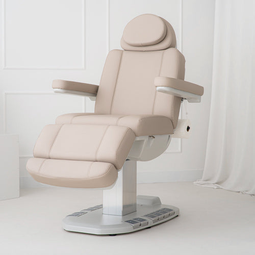 Fotoliu cosmetic electric Habys Evia One | Fotoliu pentru podologie cu coloană stabilă | Reglare 4D | Garanție de 3 ani