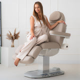 Fotoliu cosmetic electric Habys Evia One | Fotoliu pentru podologie cu coloană stabilă | Reglare 4D | Garanție de 3 ani