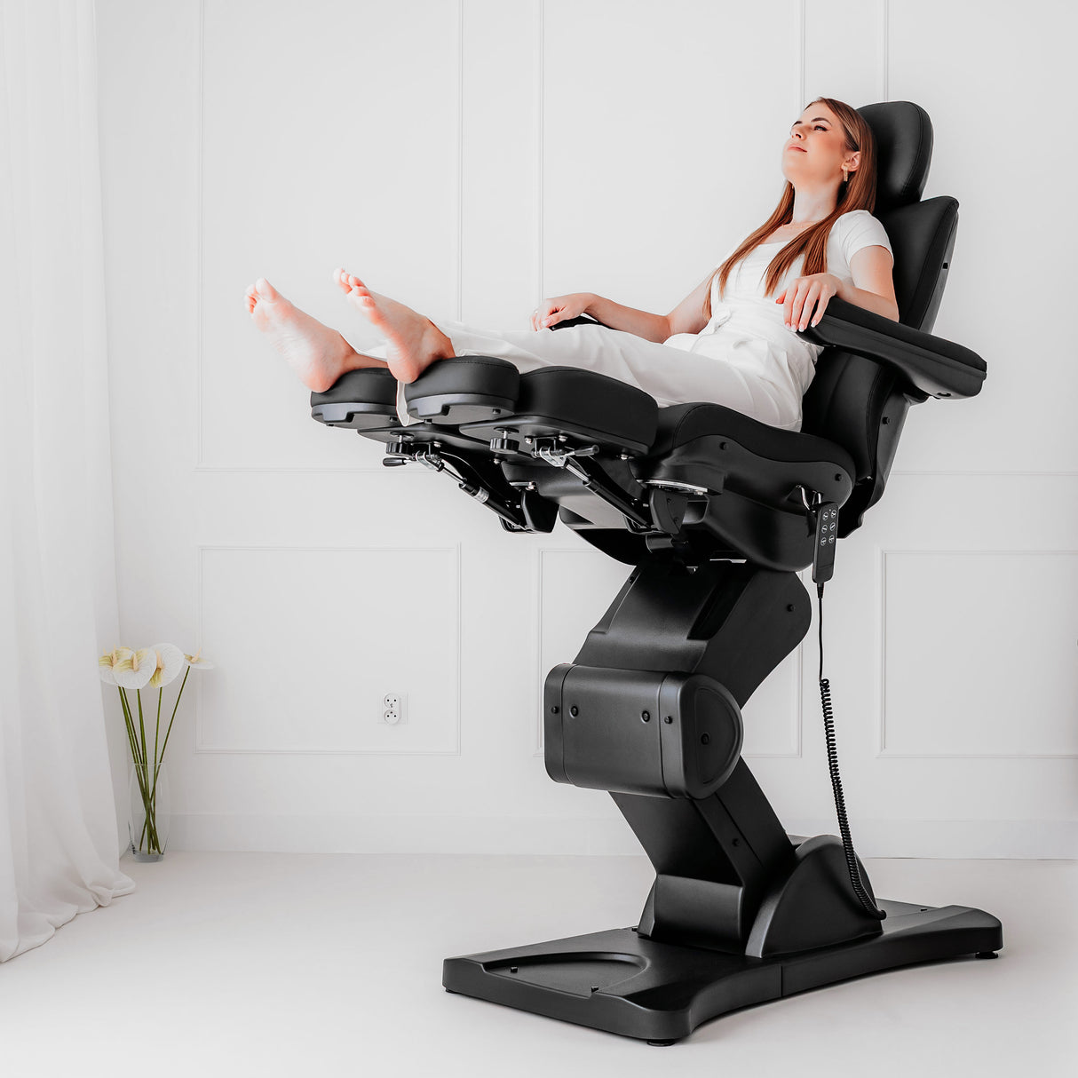 Fotoliu cosmetic electric Sorina PRO 7 | Telecomandă manuală | 4 motoare | 3 ani garanție!